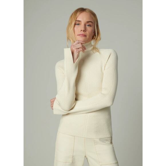 Joe's Jeans The Palmer Turtleneck - Milk NWT SIZE XS M - Picture 2 of 7